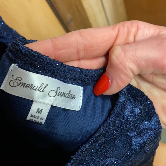 Sparkles blue dress - Picture 3 of 3